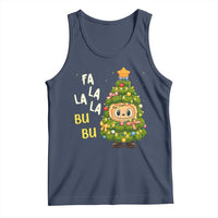 Funny Christmas Tank Top Fa La La La Bu Bu Xmas Song Kawaii Bubu - Wonder Print Shop