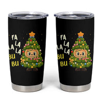 Funny Christmas Tumbler Cup Fa La La La Bu Bu Xmas Song Kawaii Bubu - Wonder Print Shop