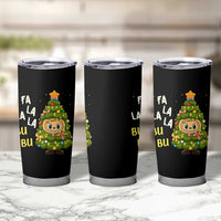Funny Christmas Tumbler Cup Fa La La La Bu Bu Xmas Song Kawaii Bubu - Wonder Print Shop