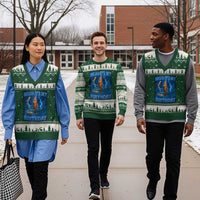 Bruh Its My Birthday V-Neck Knit Sweater Vest Italian Brainrot Meme Birthday Kids Family Party Bday - Wonder Print Shop