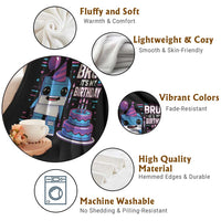 Bruh Its My Birthday Throw Blanket Italian Brainrot Meme Family Party Bday Los Tralaleritos - Wonder Print Shop