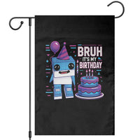 Bruh Its My Birthday Garden Flag Italian Brainrot Meme Family Party Bday Los Tralaleritos - Wonder Print Shop