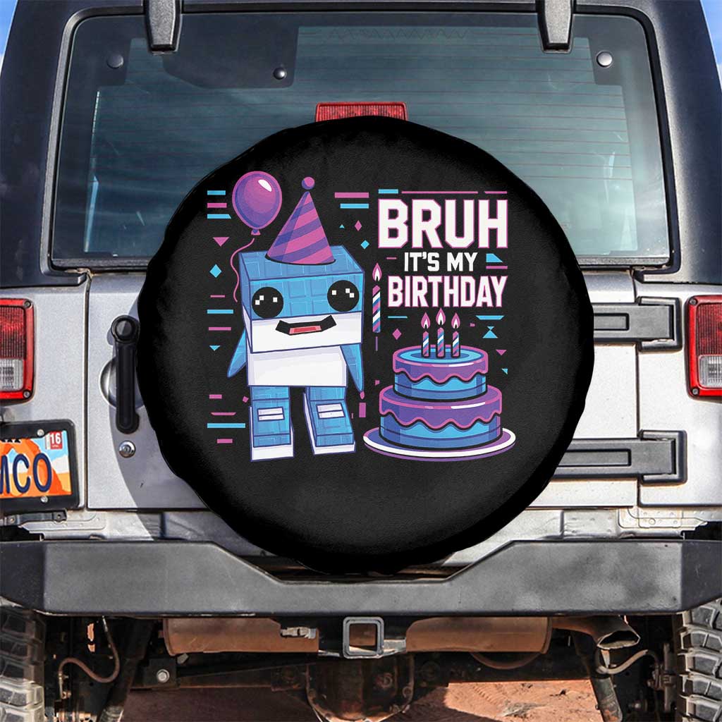 Bruh Its My Birthday Spare Tire Cover Italian Brainrot Meme Family Party Bday Los Tralaleritos - Wonder Print Shop