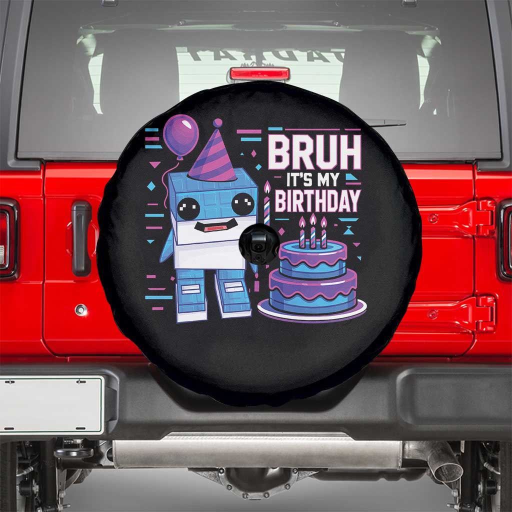 Bruh Its My Birthday Spare Tire Cover Italian Brainrot Meme Family Party Bday Los Tralaleritos - Wonder Print Shop