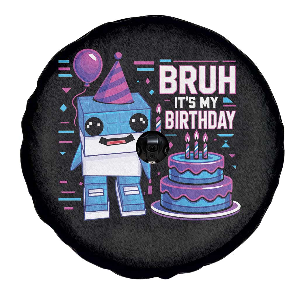 Bruh Its My Birthday Spare Tire Cover Italian Brainrot Meme Family Party Bday Los Tralaleritos - Wonder Print Shop