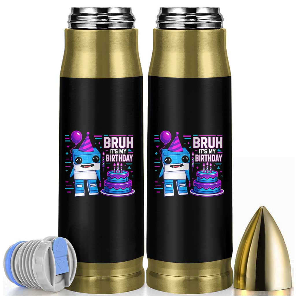 Bruh Its My Birthday Bullet Tumbler Italian Brainrot Meme Family Party Bday Los Tralaleritos - Wonder Print Shop