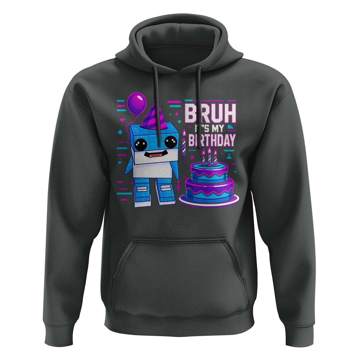 Bruh Its My Birthday Hoodie Italian Brainrot Meme Family Party Bday Los Tralaleritos - Wonder Print Shop