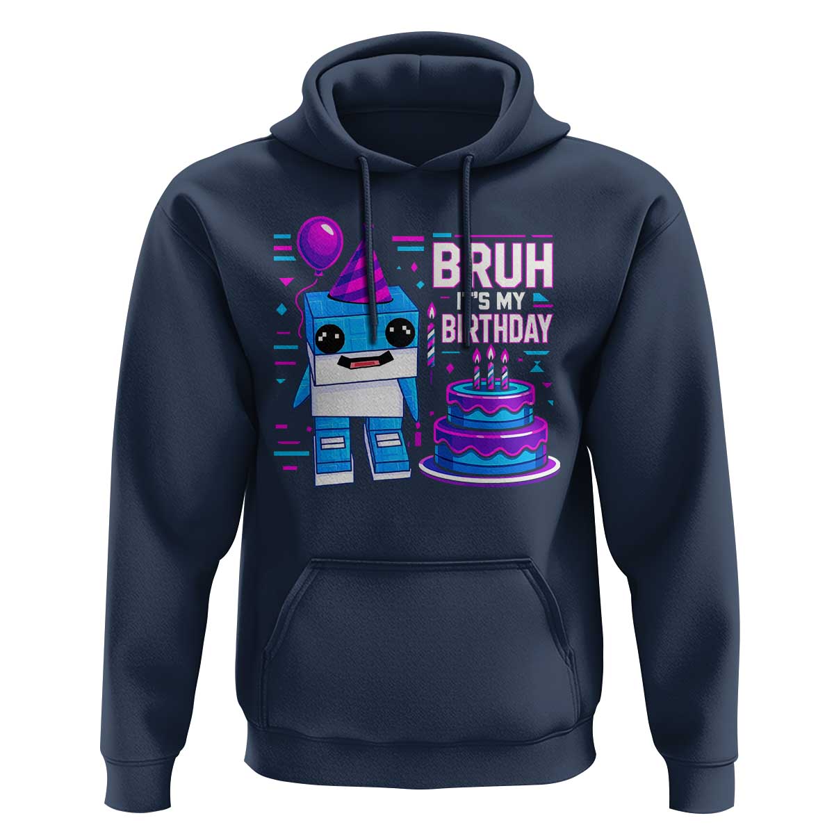 Bruh Its My Birthday Hoodie Italian Brainrot Meme Family Party Bday Los Tralaleritos - Wonder Print Shop