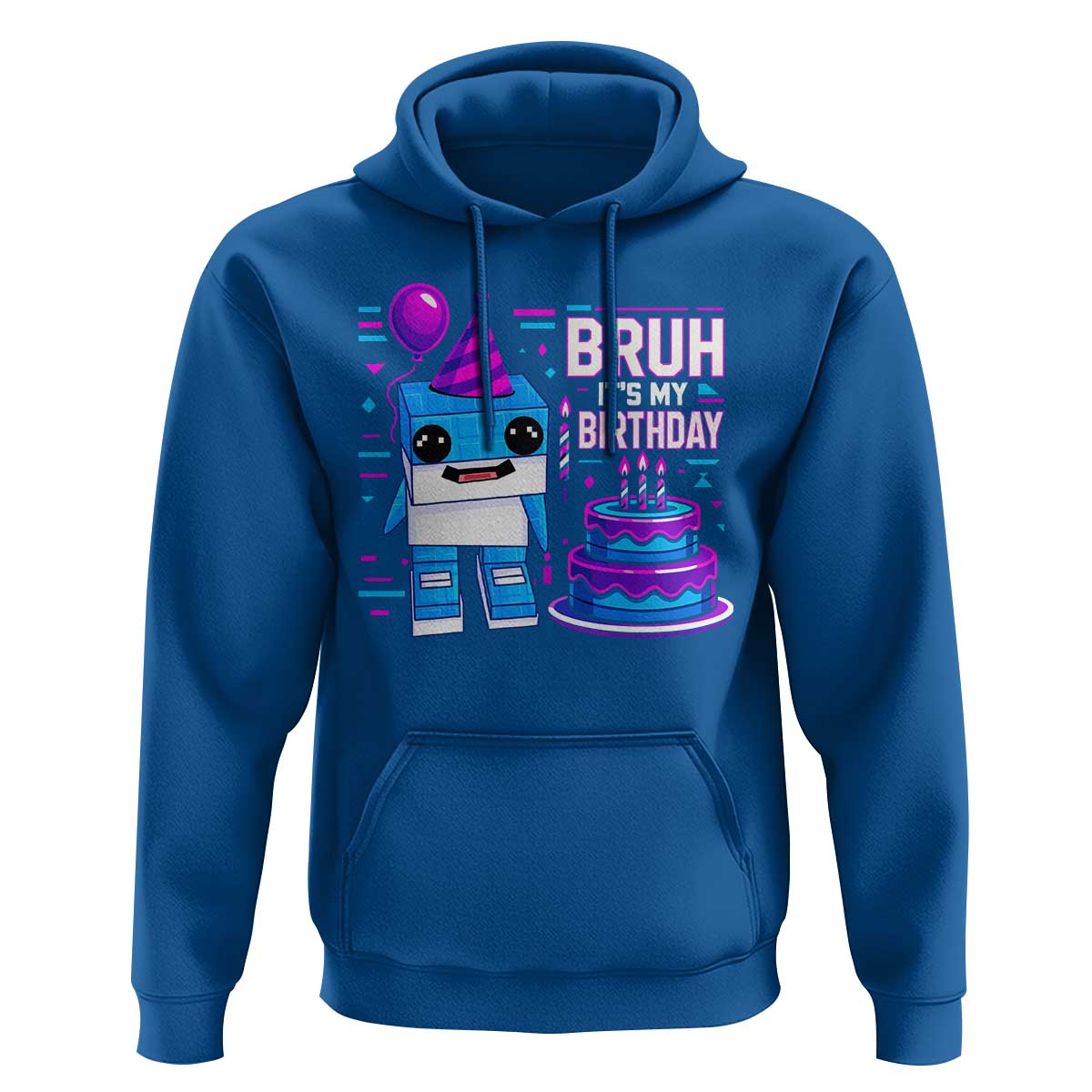 Bruh Its My Birthday Hoodie Italian Brainrot Meme Family Party Bday Los Tralaleritos - Wonder Print Shop