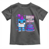 Bruh Its My Birthday Toddler T Shirt Italian Brainrot Meme Family Party Bday Los Tralaleritos - Wonder Print Shop