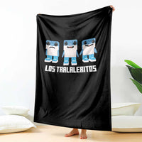 Italian Brainrot Meme Shark Throw Blanket Tralalero Tralala Los Tralaleritos Funny Animals