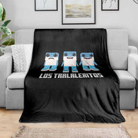 Italian Brainrot Meme Shark Throw Blanket Tralalero Tralala Los Tralaleritos Funny Animals