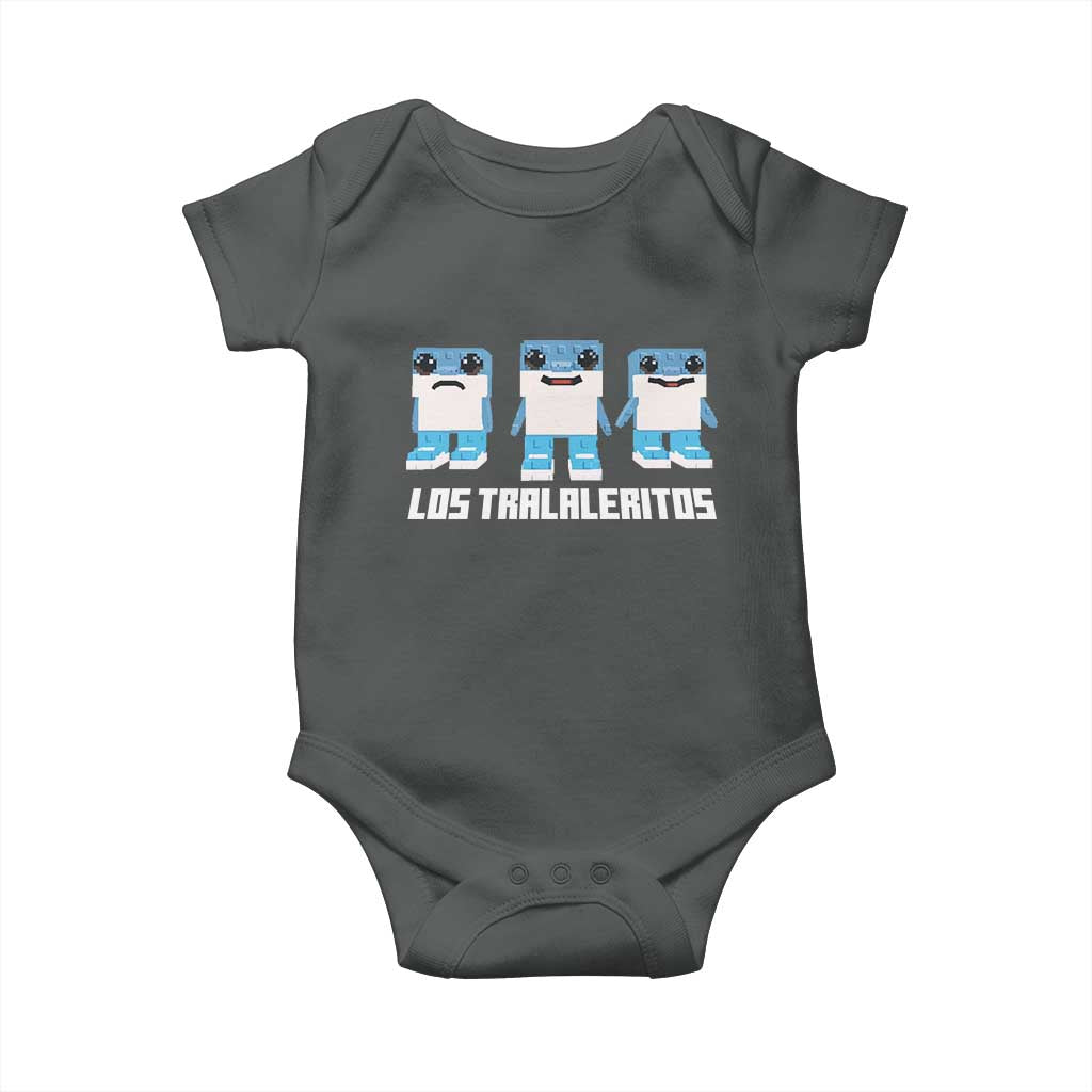 Italian Brainrot Meme Shark Baby Onesie Tralalero Tralala Los Tralaleritos Funny Animals