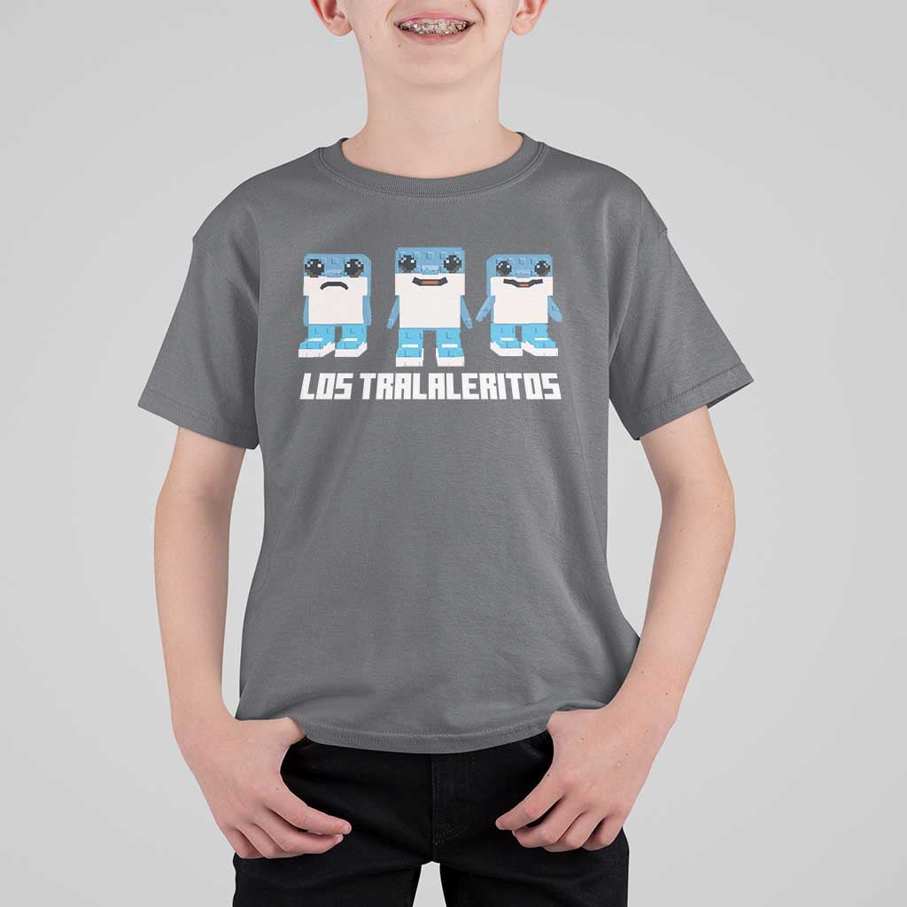 Italian Brainrot Meme Shark T Shirt For Kid Tralalero Tralala Los Tralaleritos Funny Animals
