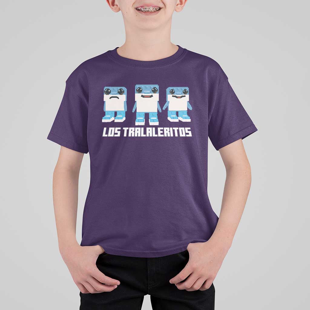 Italian Brainrot Meme Shark T Shirt For Kid Tralalero Tralala Los Tralaleritos Funny Animals