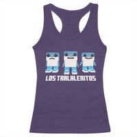 Italian Brainrot Meme Shark Racerback Tank Top Tralalero Tralala Los Tralaleritos Funny Animals