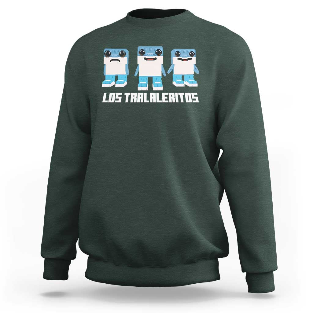 Italian Brainrot Meme Shark Sweatshirt Tralalero Tralala Los Tralaleritos Funny Animals