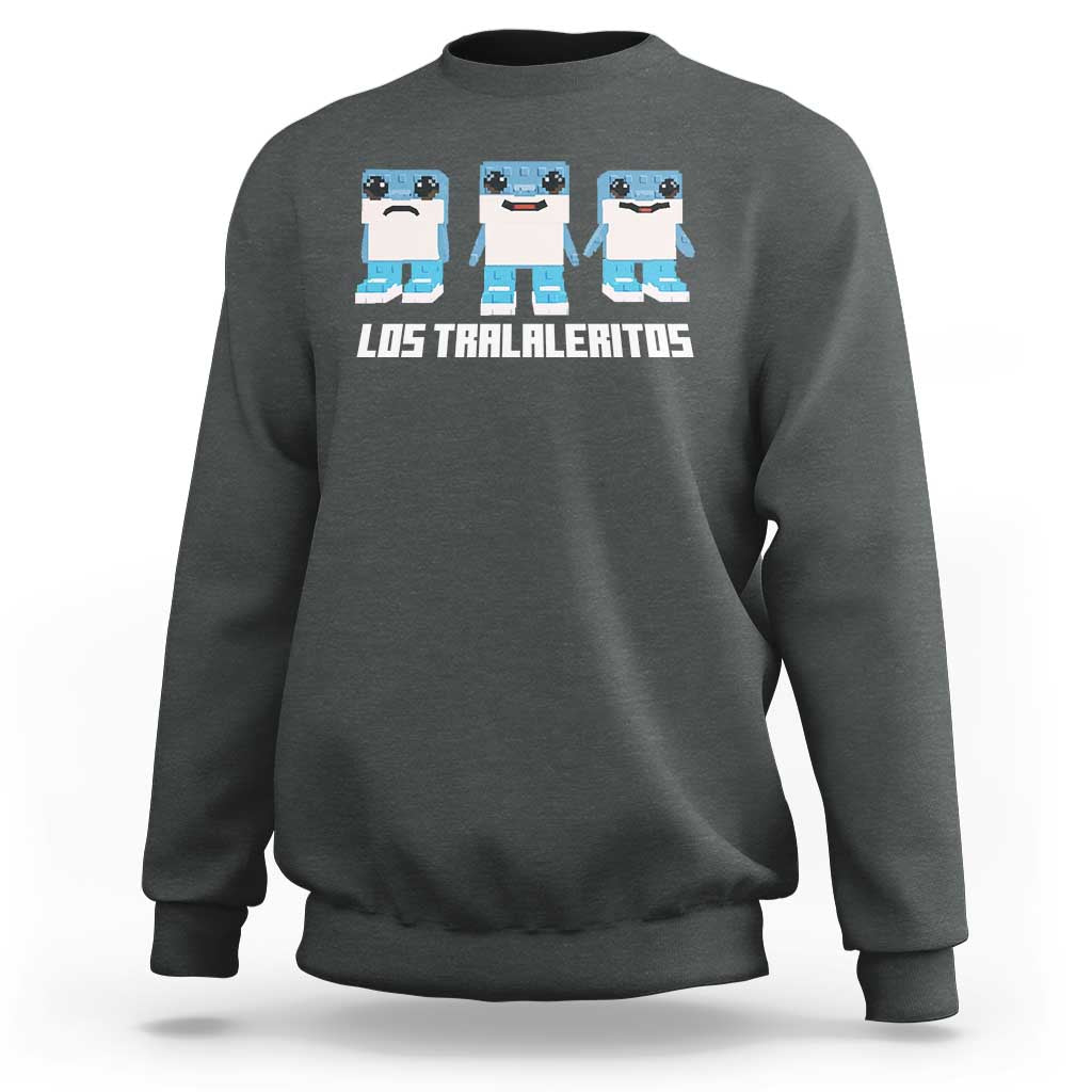 Italian Brainrot Meme Shark Sweatshirt Tralalero Tralala Los Tralaleritos Funny Animals