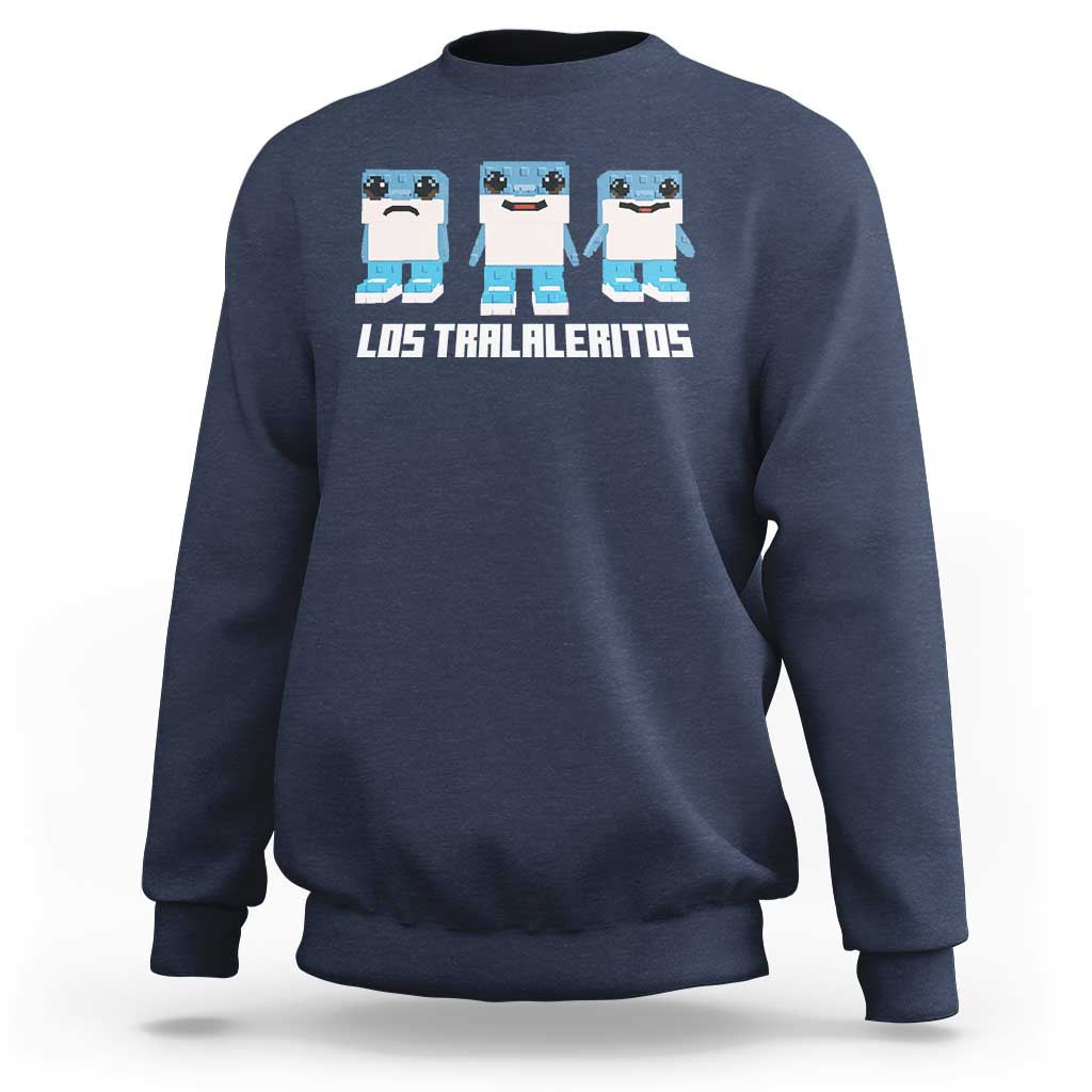 Italian Brainrot Meme Shark Sweatshirt Tralalero Tralala Los Tralaleritos Funny Animals