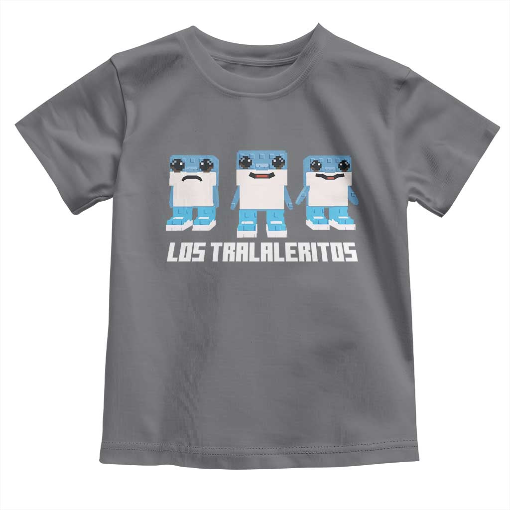 Italian Brainrot Meme Shark Toddler T Shirt Tralalero Tralala Los Tralaleritos Funny Animals
