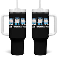 Italian Brainrot Meme Shark Tumbler With Handle Tralalero Tralala Los Tralaleritos Funny Animals
