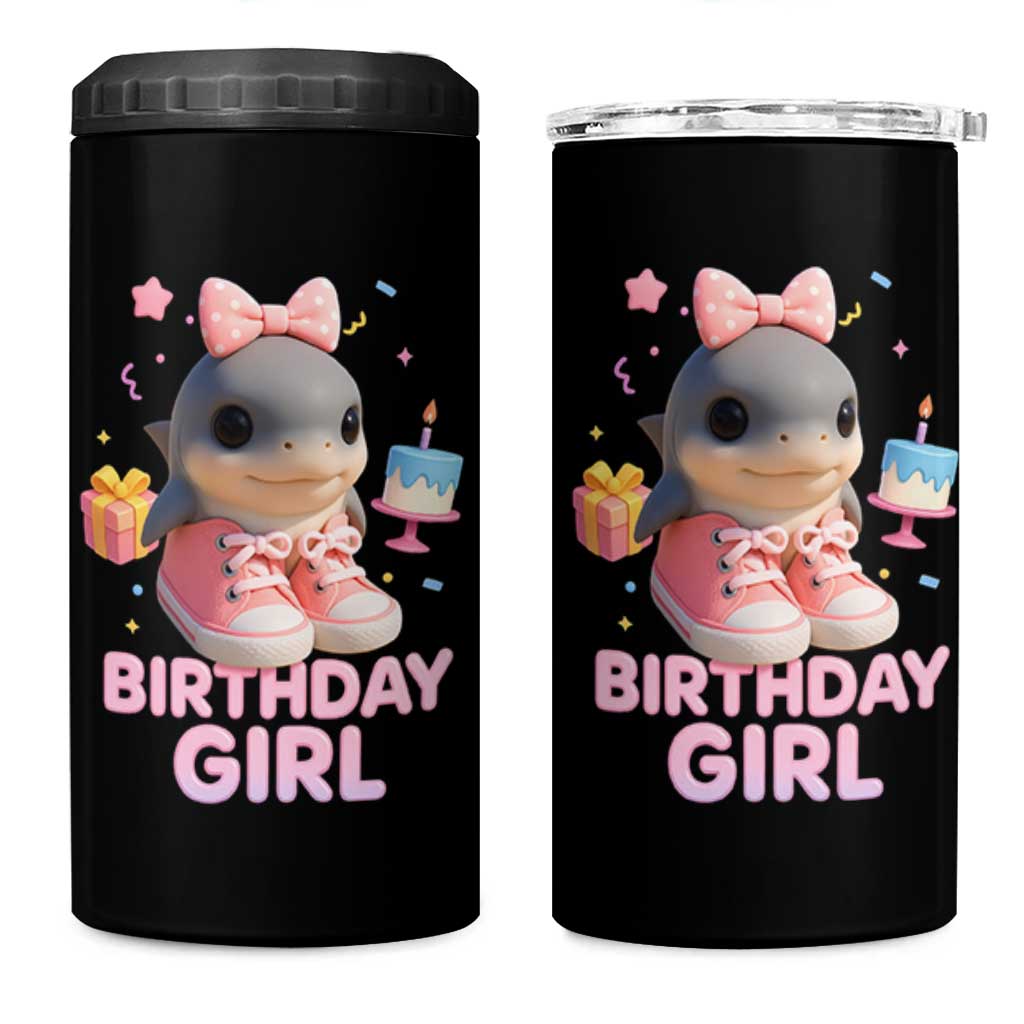Birthday Girl 4 in 1 Can Cooler Tumbler Italian Brainrot Meme Party Funny Las Tralaleritas - Wonder Print Shop