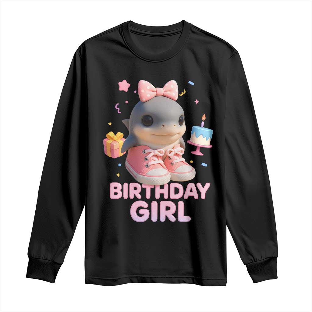 Birthday Girl Long Sleeve Shirt Italian Brainrot Meme Party Funny Las Tralaleritas - Wonder Print Shop