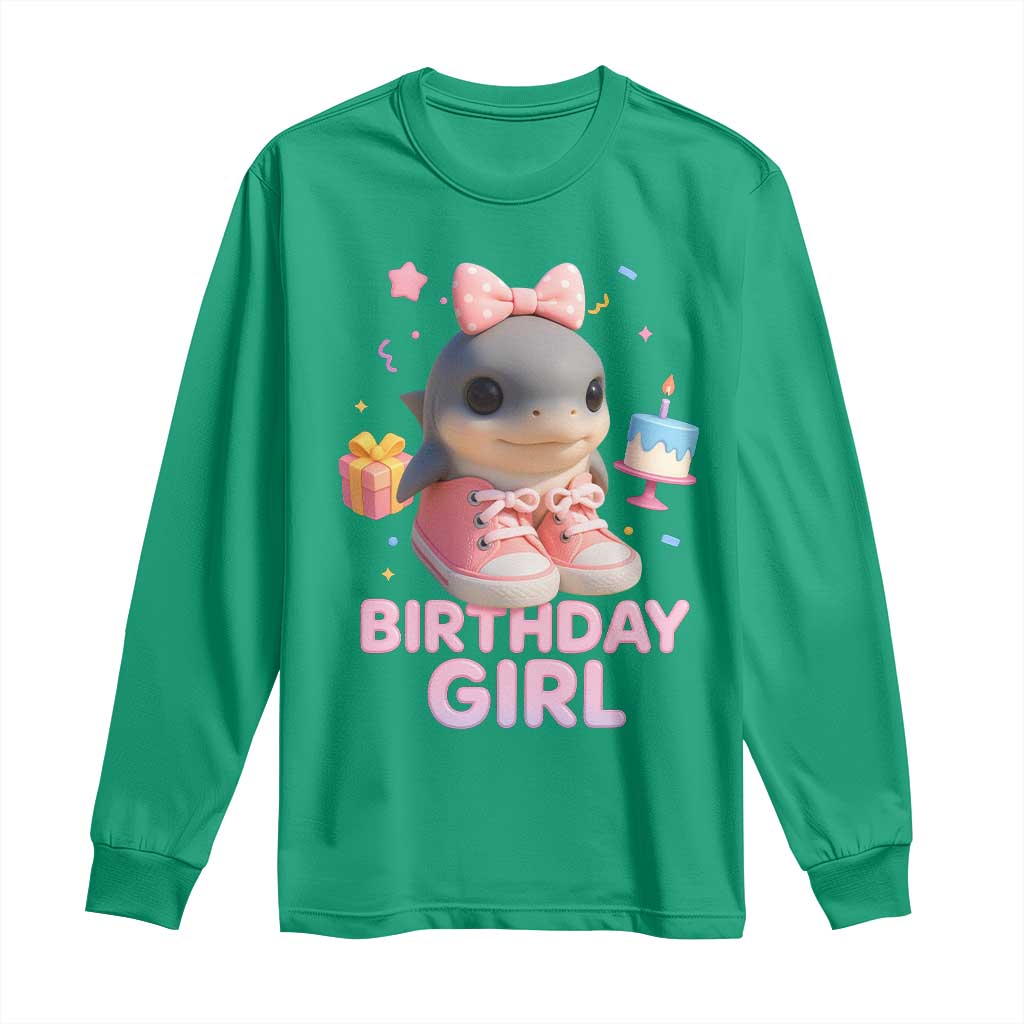 Birthday Girl Long Sleeve Shirt Italian Brainrot Meme Party Funny Las Tralaleritas - Wonder Print Shop