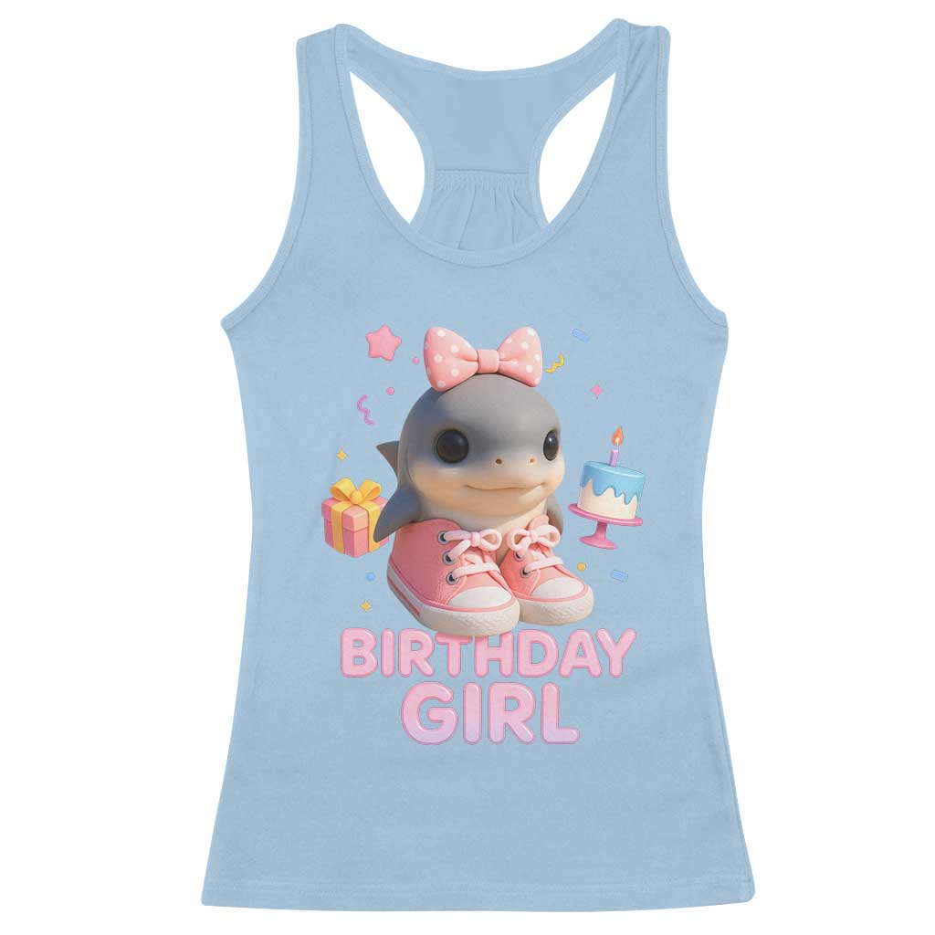Birthday Girl Racerback Tank Top Italian Brainrot Meme Party Funny Las Tralaleritas - Wonder Print Shop