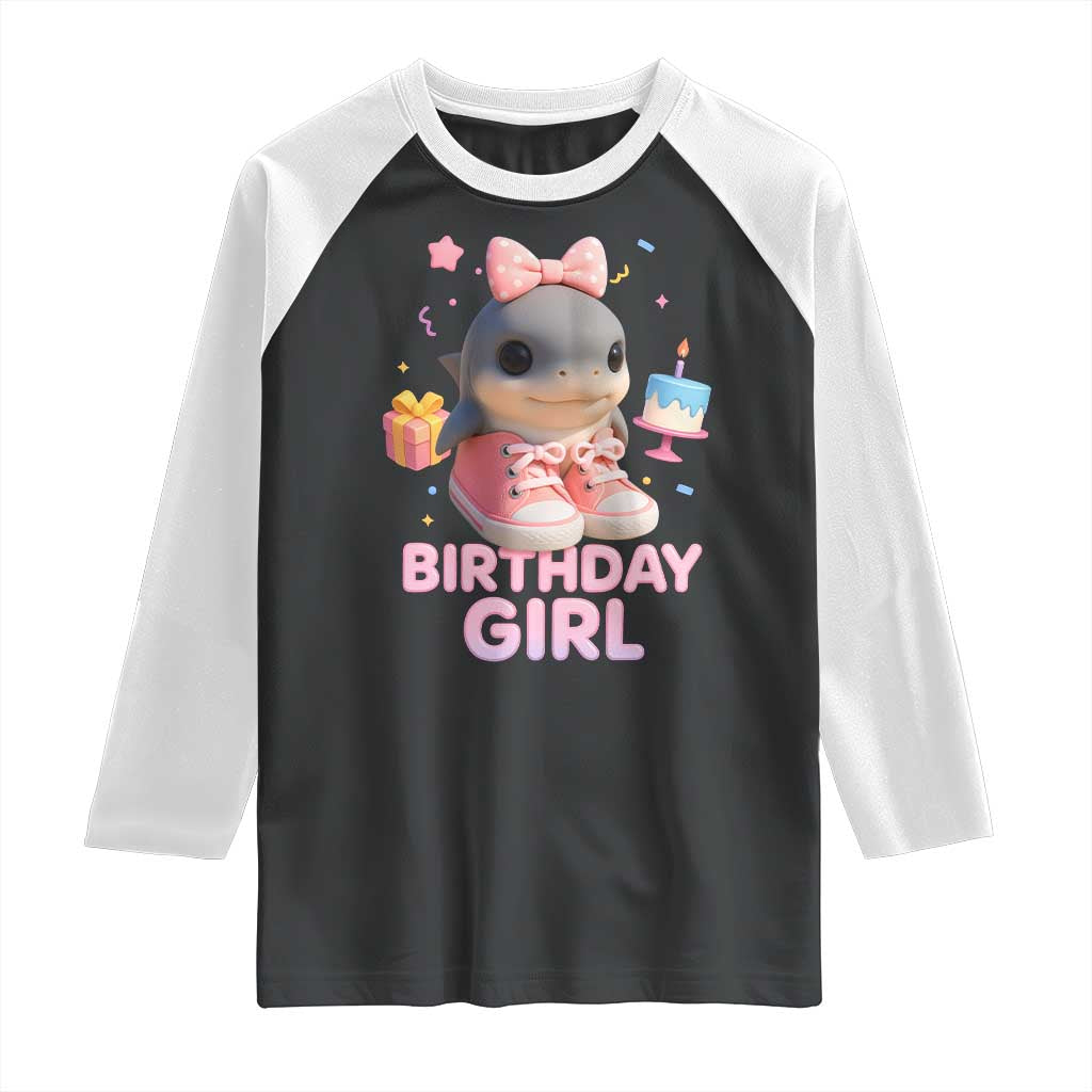 Birthday Girl Raglan Shirt Italian Brainrot Meme Party Funny Las Tralaleritas - Wonder Print Shop