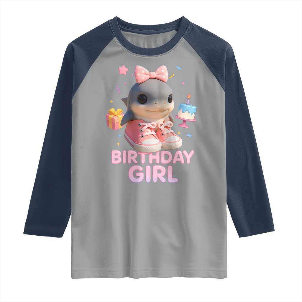 Birthday Girl Raglan Shirt Italian Brainrot Meme Party Funny Las Tralaleritas - Wonder Print Shop