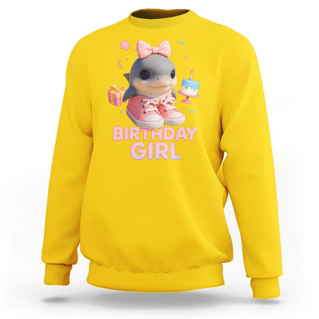 Birthday Girl Sweatshirt Italian Brainrot Meme Party Funny Las Tralaleritas - Wonder Print Shop