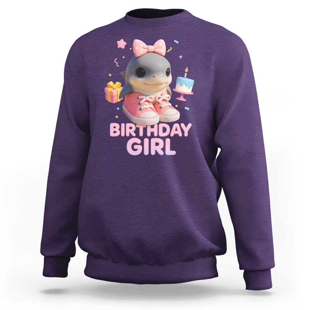 Birthday Girl Sweatshirt Italian Brainrot Meme Party Funny Las Tralaleritas - Wonder Print Shop