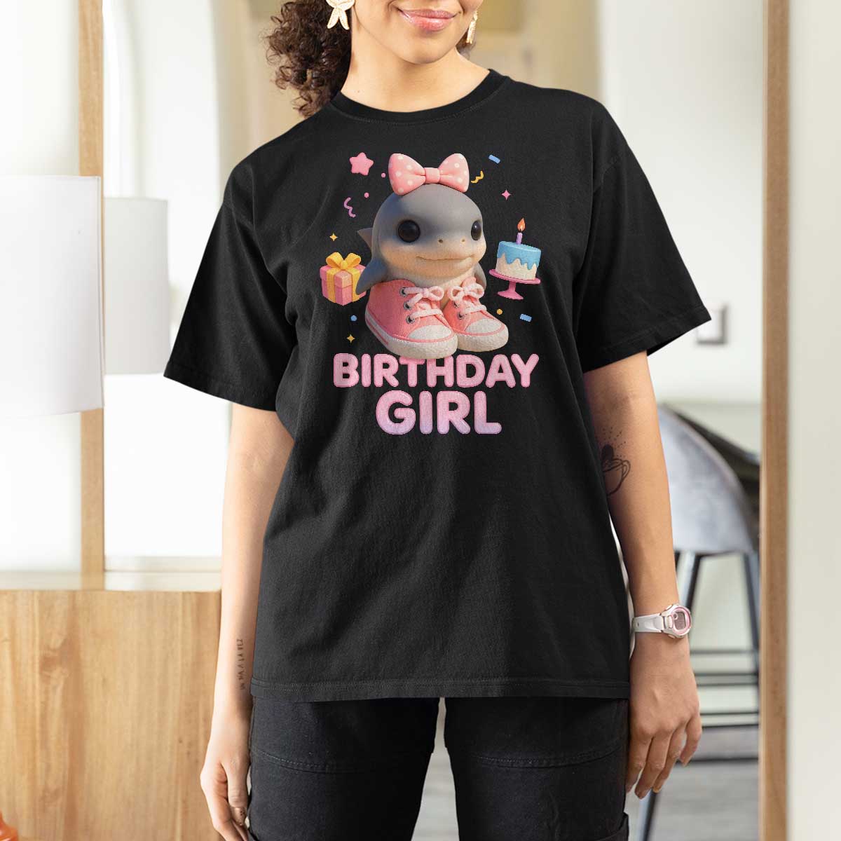 Birthday Girl T Shirt For Women Italian Brainrot Meme Party Funny Las Tralaleritas - Wonder Print Shop