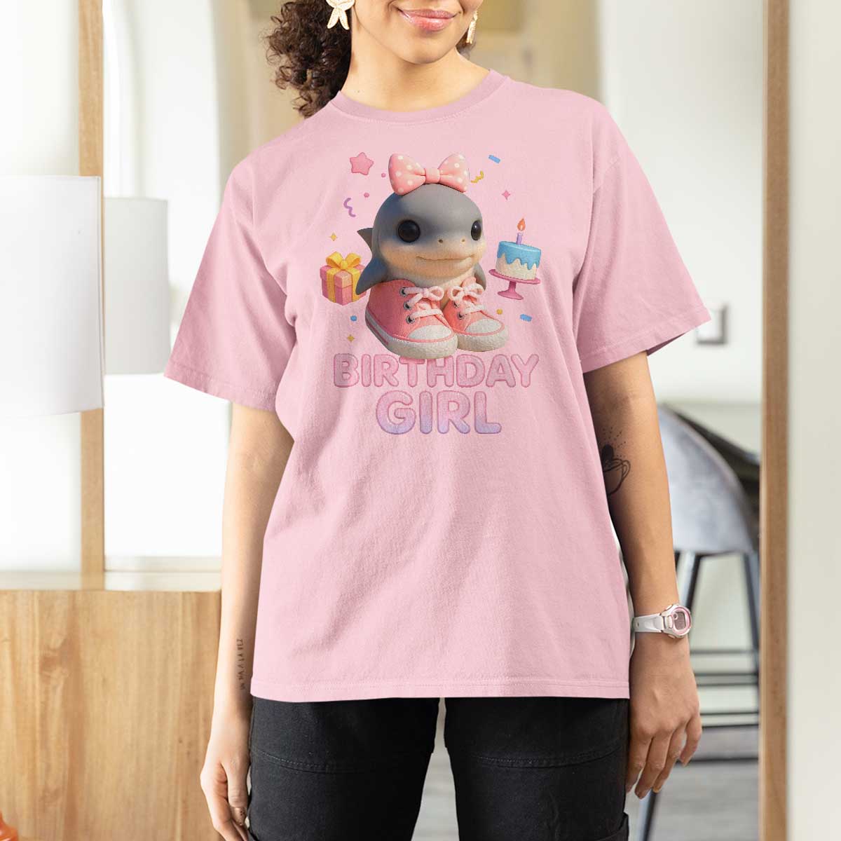 Birthday Girl T Shirt For Women Italian Brainrot Meme Party Funny Las Tralaleritas - Wonder Print Shop