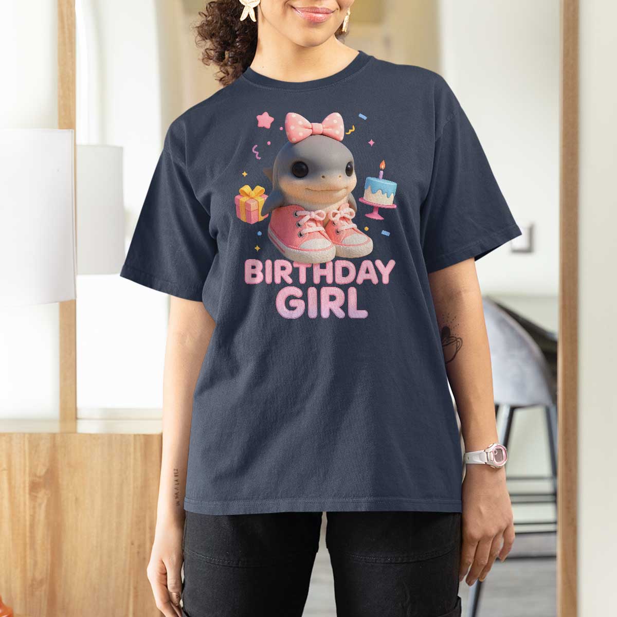 Birthday Girl T Shirt For Women Italian Brainrot Meme Party Funny Las Tralaleritas - Wonder Print Shop
