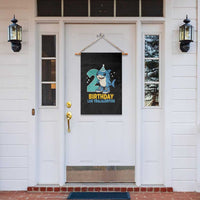 2 Years Old Birthday Brainrot Garden Flag Funny Tralalero Tralala Los Tralaleritos Meme Shark