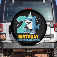 2 Years Old Birthday Brainrot Spare Tire Cover Funny Tralalero Tralala Los Tralaleritos Meme Shark