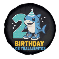 2 Years Old Birthday Brainrot Spare Tire Cover Funny Tralalero Tralala Los Tralaleritos Meme Shark