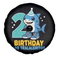2 Years Old Birthday Brainrot Spare Tire Cover Funny Tralalero Tralala Los Tralaleritos Meme Shark