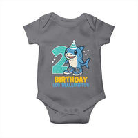 2 Years Old Birthday Brainrot Baby Onesie Funny Tralalero Tralala Los Tralaleritos Meme Shark