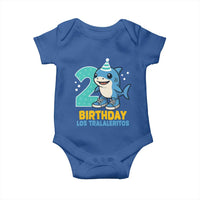 2 Years Old Birthday Brainrot Baby Onesie Funny Tralalero Tralala Los Tralaleritos Meme Shark