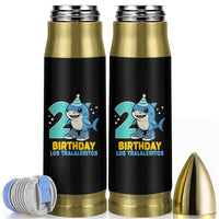 2 Years Old Birthday Brainrot Bullet Tumbler Funny Tralalero Tralala Los Tralaleritos Meme Shark