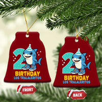 2 Years Old Birthday Brainrot Ceramic Ornament Funny Tralalero Tralala Los Tralaleritos Meme Shark