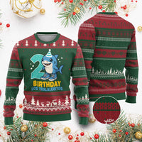 2 Years Old Birthday Brainrot Ugly Christmas Sweater Funny Tralalero Tralala Los Tralaleritos Meme Shark