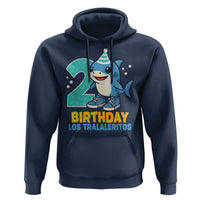 2 Years Old Birthday Brainrot Hoodie Funny Tralalero Tralala Los Tralaleritos Meme Shark