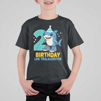 2 Years Old Birthday Brainrot T Shirt For Kid Funny Tralalero Tralala Los Tralaleritos Meme Shark
