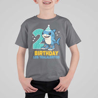 2 Years Old Birthday Brainrot T Shirt For Kid Funny Tralalero Tralala Los Tralaleritos Meme Shark