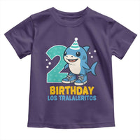 2 Years Old Birthday Brainrot Toddler T Shirt Funny Tralalero Tralala Los Tralaleritos Meme Shark