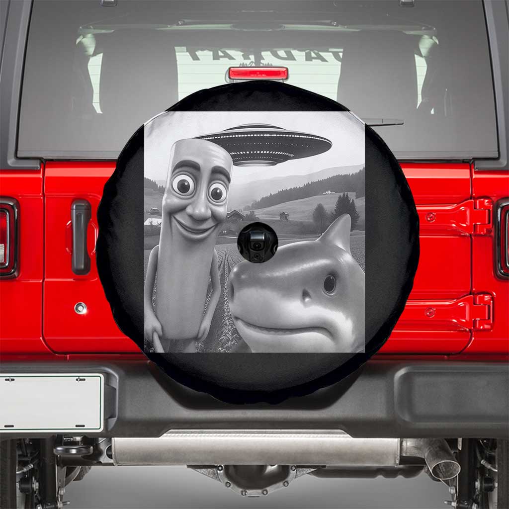 Funny Italian Brainrot Meme Spare Tire Cover Funny Tung Tung Tung Sahur Tralalero Tralala Selfie